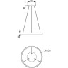 Подвесной светильник MAYTONI RIM MOD058PL-L22WK